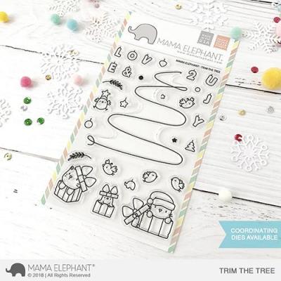 Mama Elephant Clear Stamps - Trim The Tree